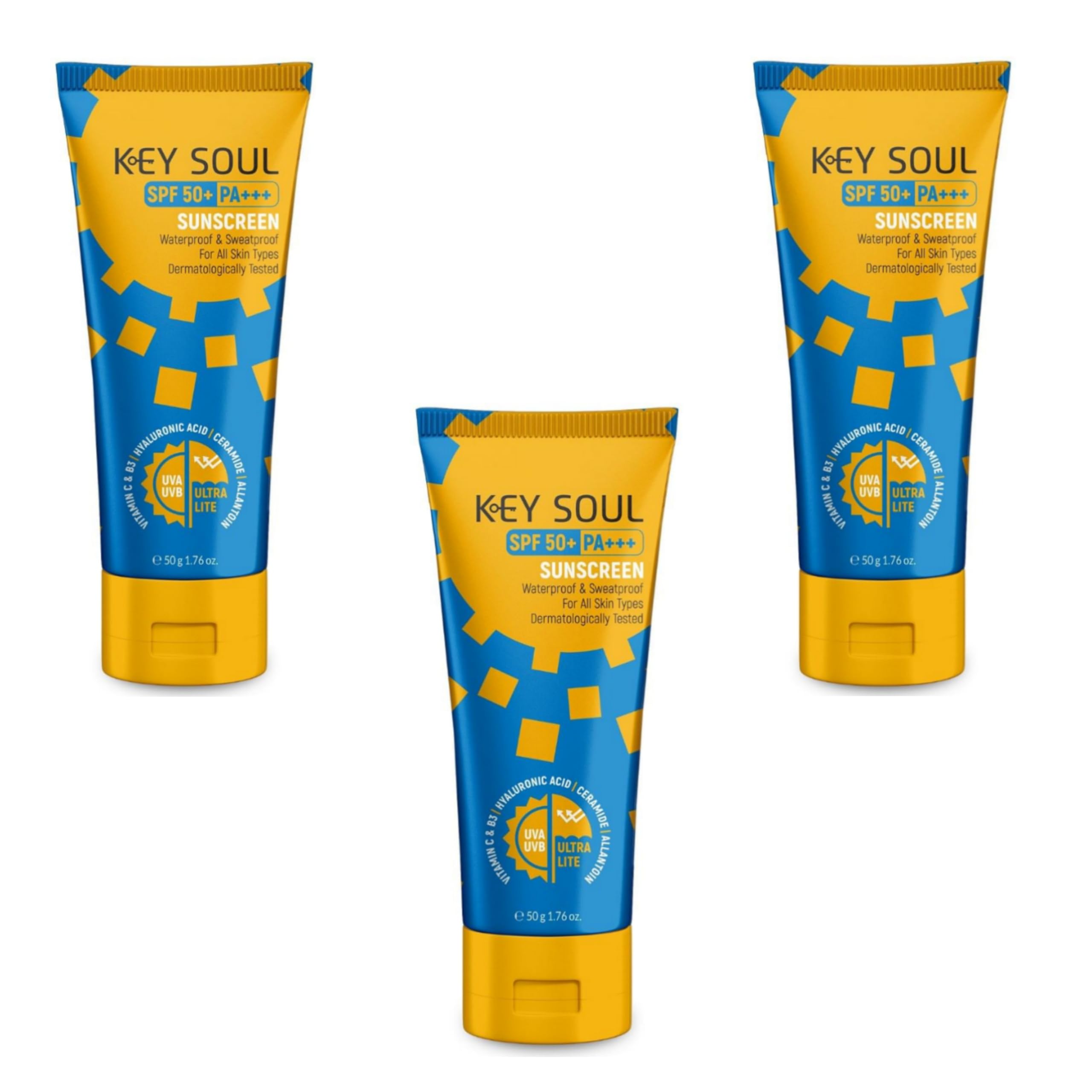 Sunscreen Lotion SPF 50+, Water Resistant, Key Soul (1) : Amazon